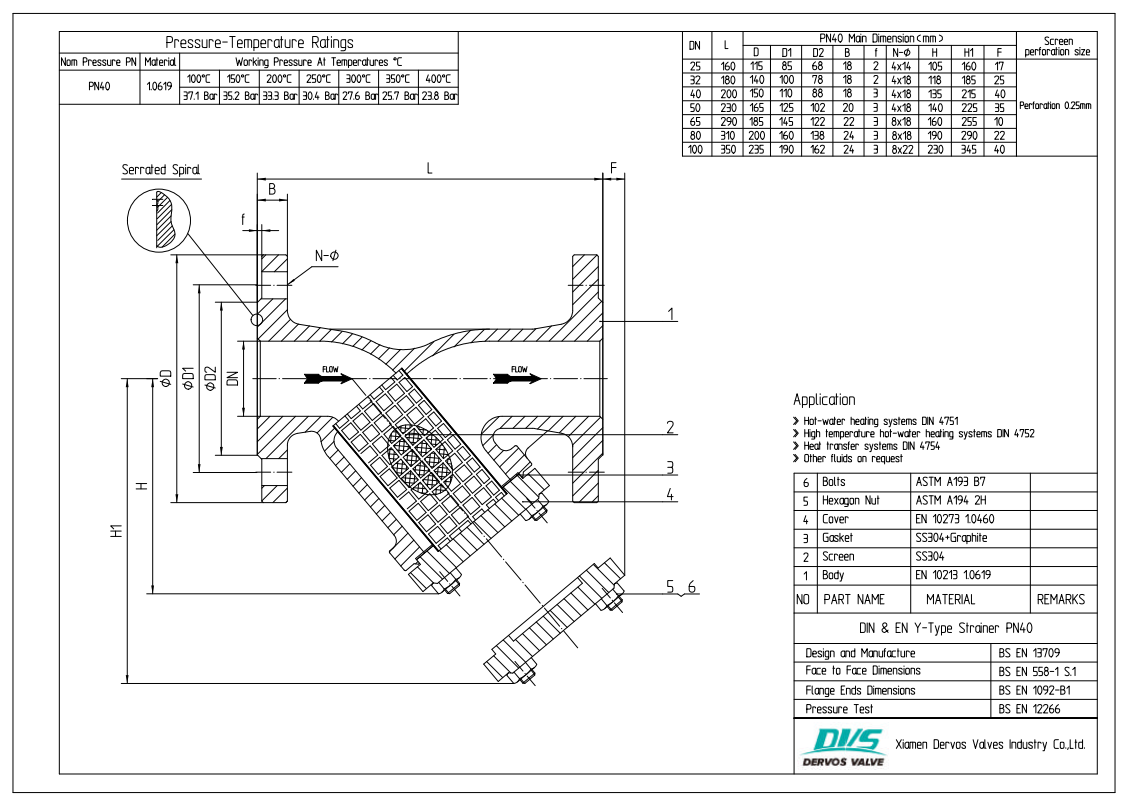 Y Type Strainer