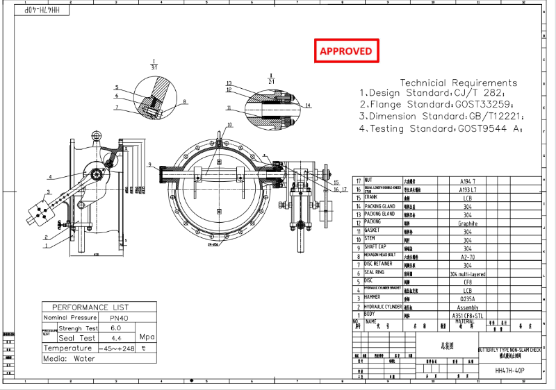 Butterfly Type Non-Slam Check Valve