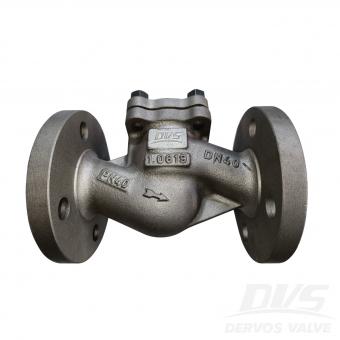 Корпус 1.0619, DN40 PN40 Подъемный обратный клапан, EN1092-1 B1