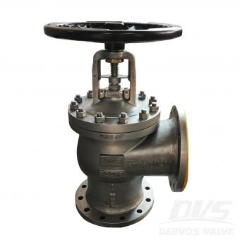 Клапан запорный сильфонный DN200 PN16, RF, корпус 1.4408