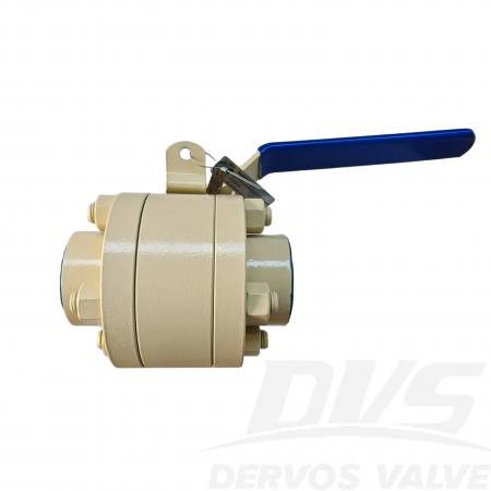 1-дюймовый шаровой поплавок из кованой стали, 1500 фунтов, 3 шт., LF2 API 6D