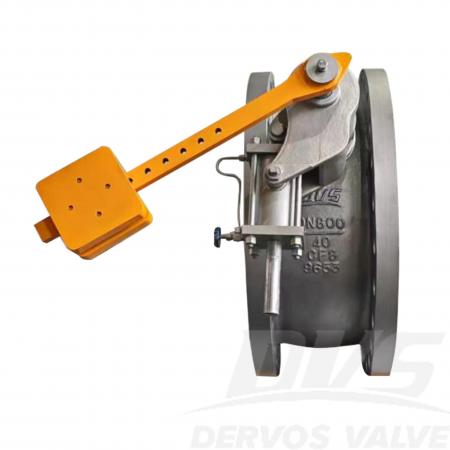 Обратный клапан DN800 PN40 с поворотным затвором, предотвращающим резкое захлопывание, CJ/T 282 EF