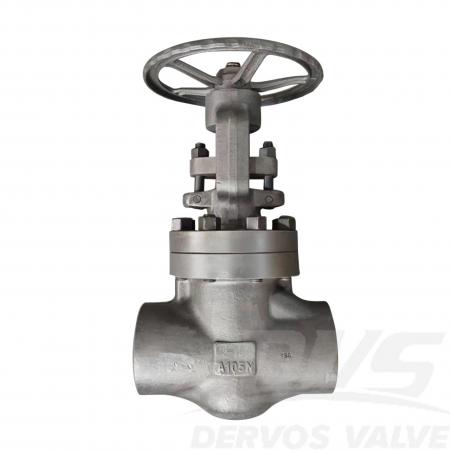 Задвижка из кованой стали, 4 дюйма, 150 фунтов, A105N, с маховиком.