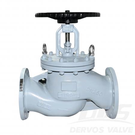 Герметичный запорный клапан из нержавеющей стали DN250 PN25 1.0619