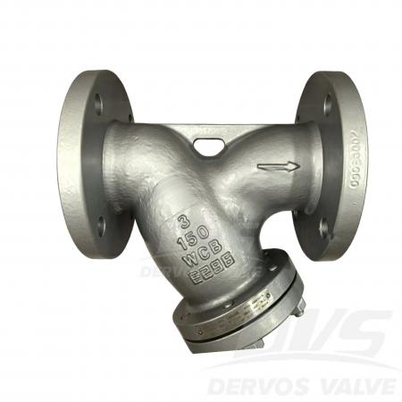 Литой стальной Y-образный фильтр 3 дюйма, 300 фунтов WCB, ASME B16.34