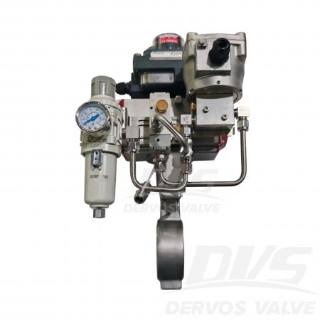 Двухэксцентриковый поворотный клапан высокой производительности DN65 PN16 CF8M