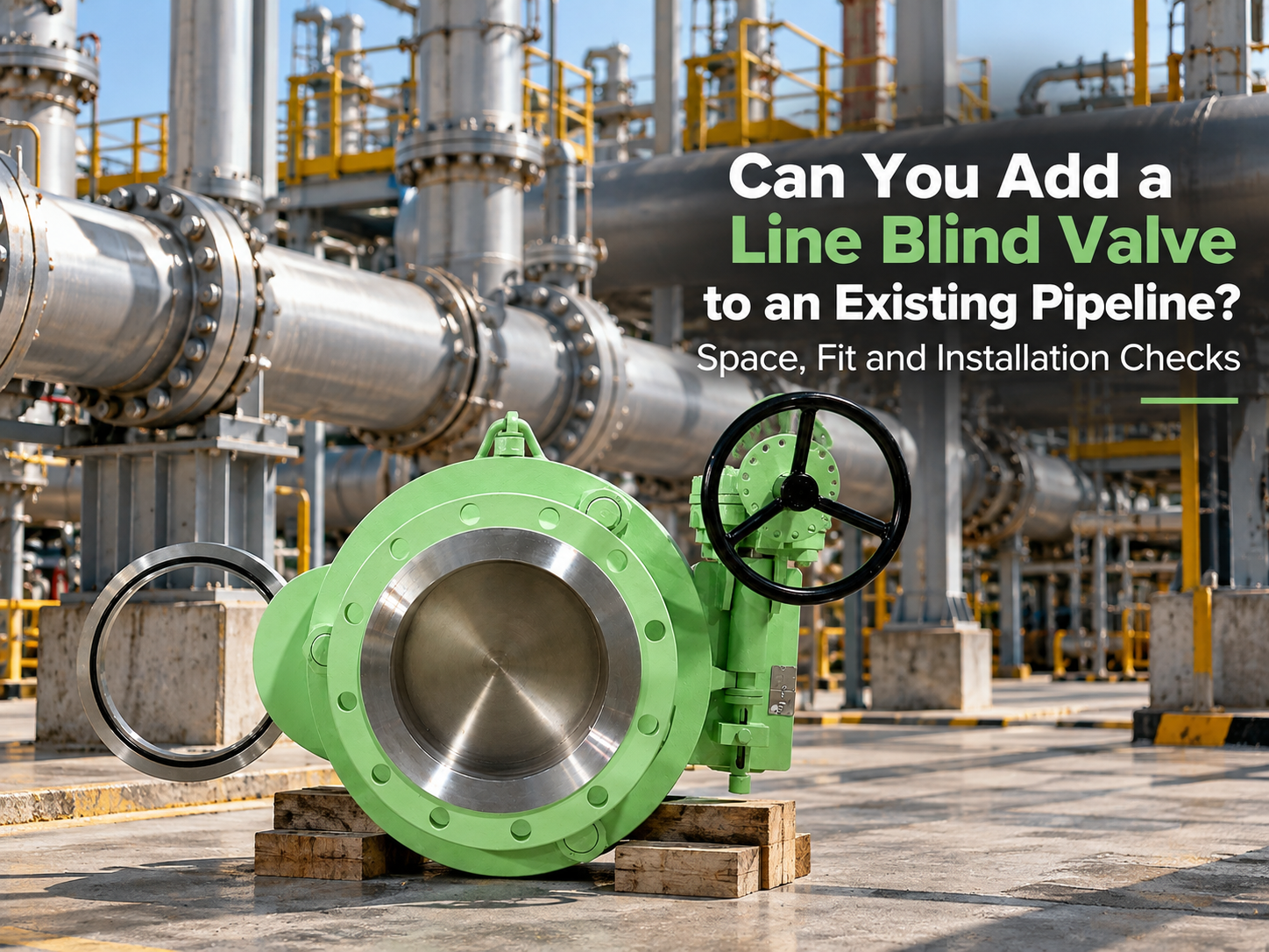 Can You Add a Line Blind Valve to an Existing Pipeline? Space, Fit and Installation Checks