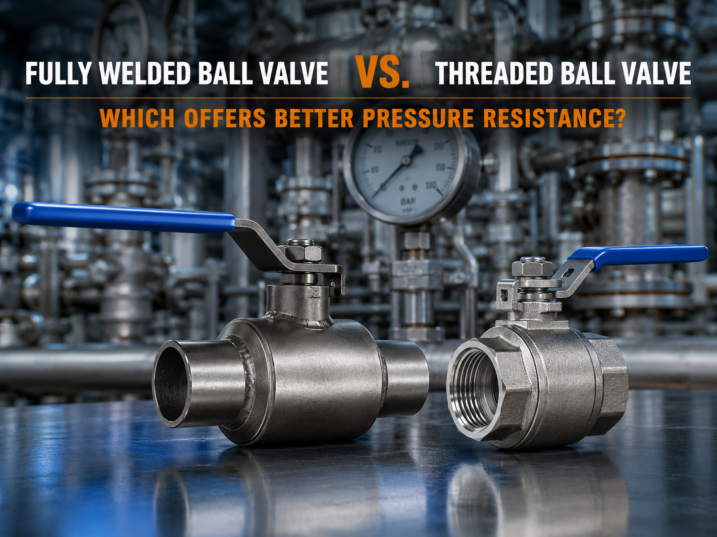 Fully Welded Ball Valve vs. Threaded Ball Valve: Which Offers Better Pressure Resistance?