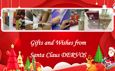 Подарки и пожелания от Деда Мороза DERVOS